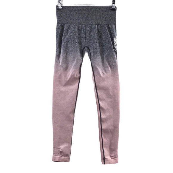 Gymshark Pants - Gymshark Adapt Gray Pink Ombre Seamless Leggings
